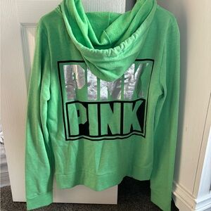 NWT Victoria’s Secret Pink zip up hoodie M